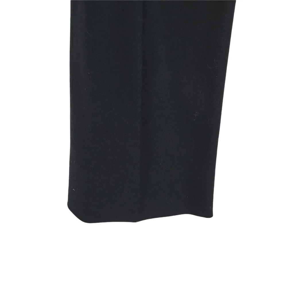 Prada Black Wool Straight Leg High Rise Pants - Picture 4 of 9